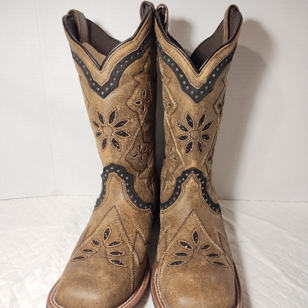 Laredo Brown Women's Western Boots